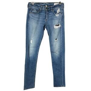 Rag and Bone Dre Jean's Distressed Low Rise Atwater Women's Size 25 EUC